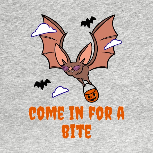 Come In For A Bite Bat by WaggyRockstars